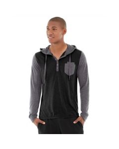 Chaz Kangeroo Hoodie-S-Black
